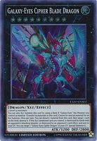 Galaxy-Eyes Cipher Blade Dragon - EXFO-ENSE4 - Super Rare - Limited Edition