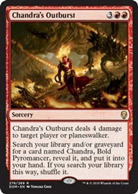 Chandra's Outburst - Planeswalker Deck Exclusive