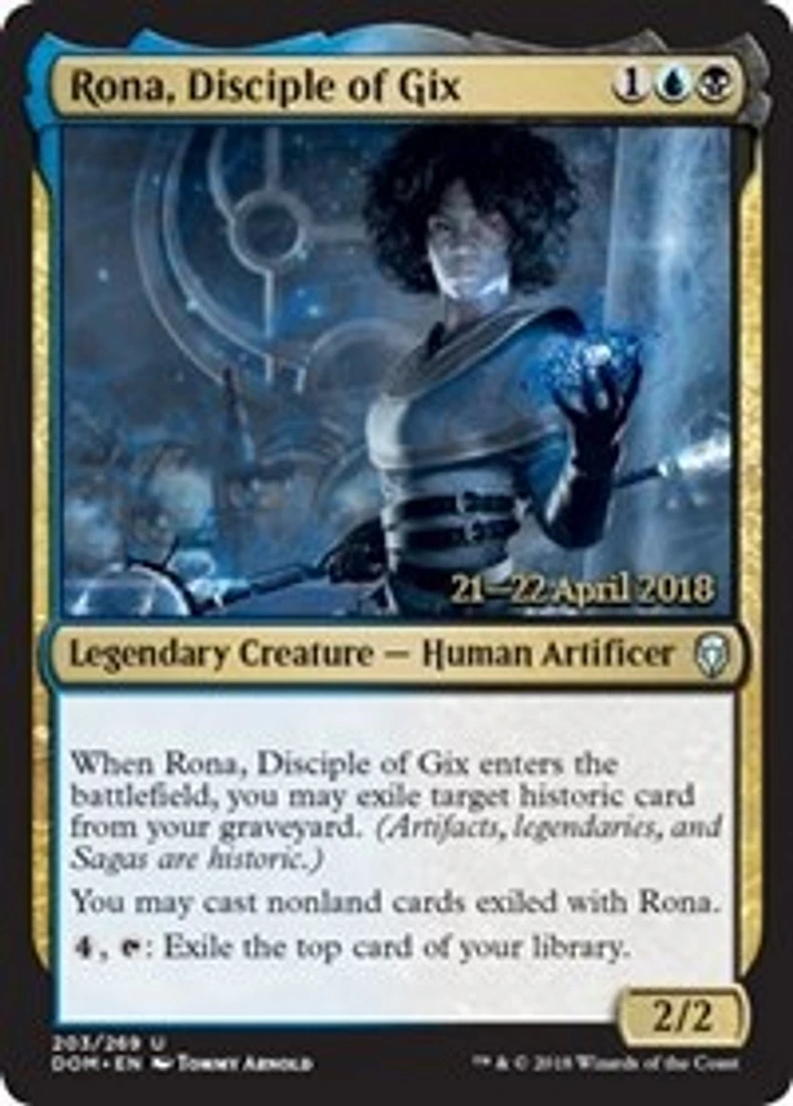 Rona, Disciple of Gix - Foil - Prerelease Promo