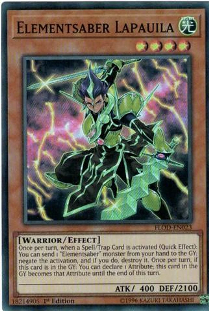 Elementsaber Lapauila - FLOD-EN023 - Super Rare