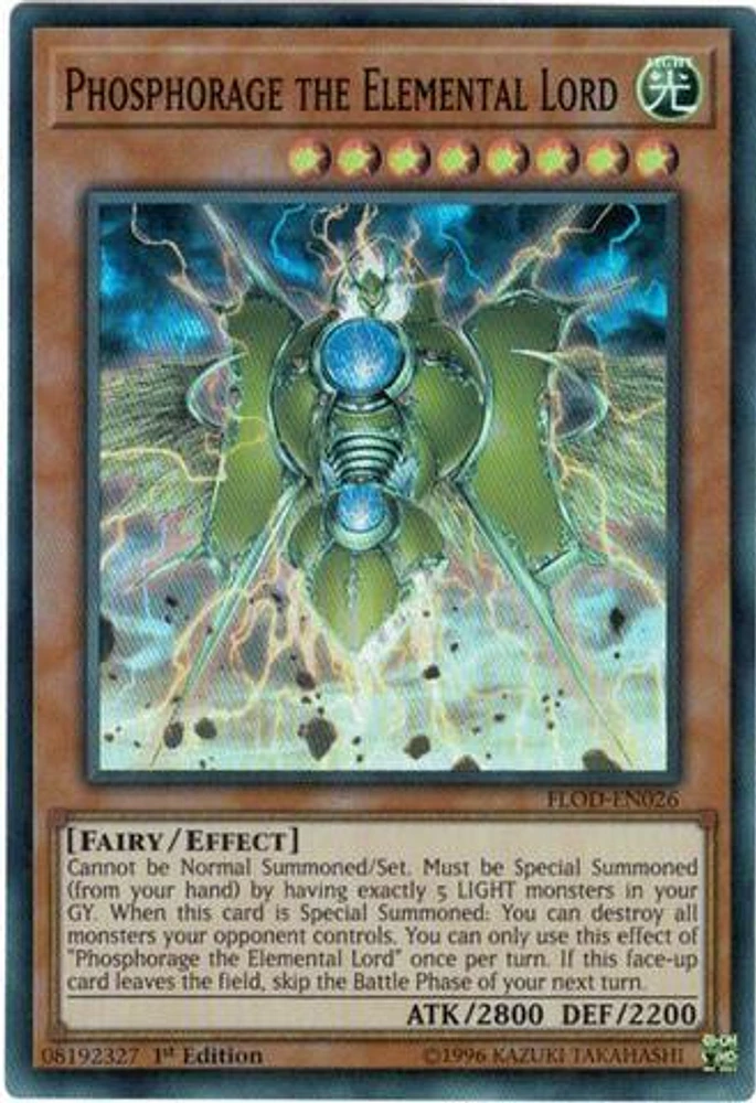 Phosphorage the Elemental Lord - FLOD-EN026 - Super Rare