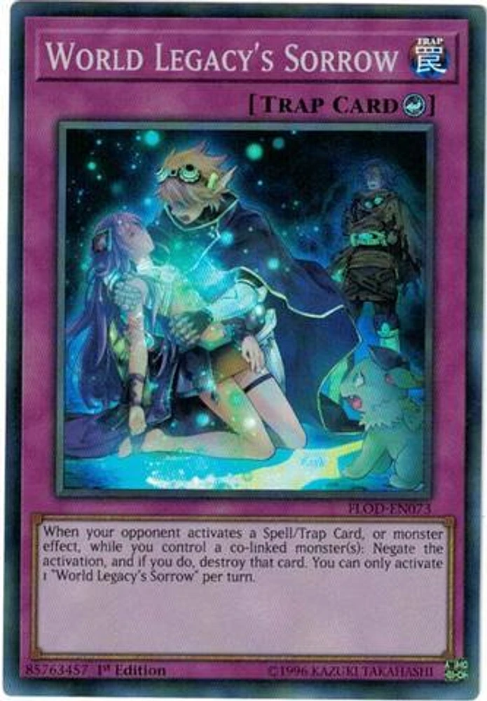 World Legacy's Sorrow - FLOD-EN073 - Super Rare - 1st Edition