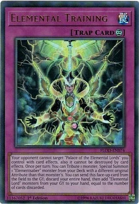 Elemental Training - FLOD-EN074 - Ultra Rare - 1st Edition