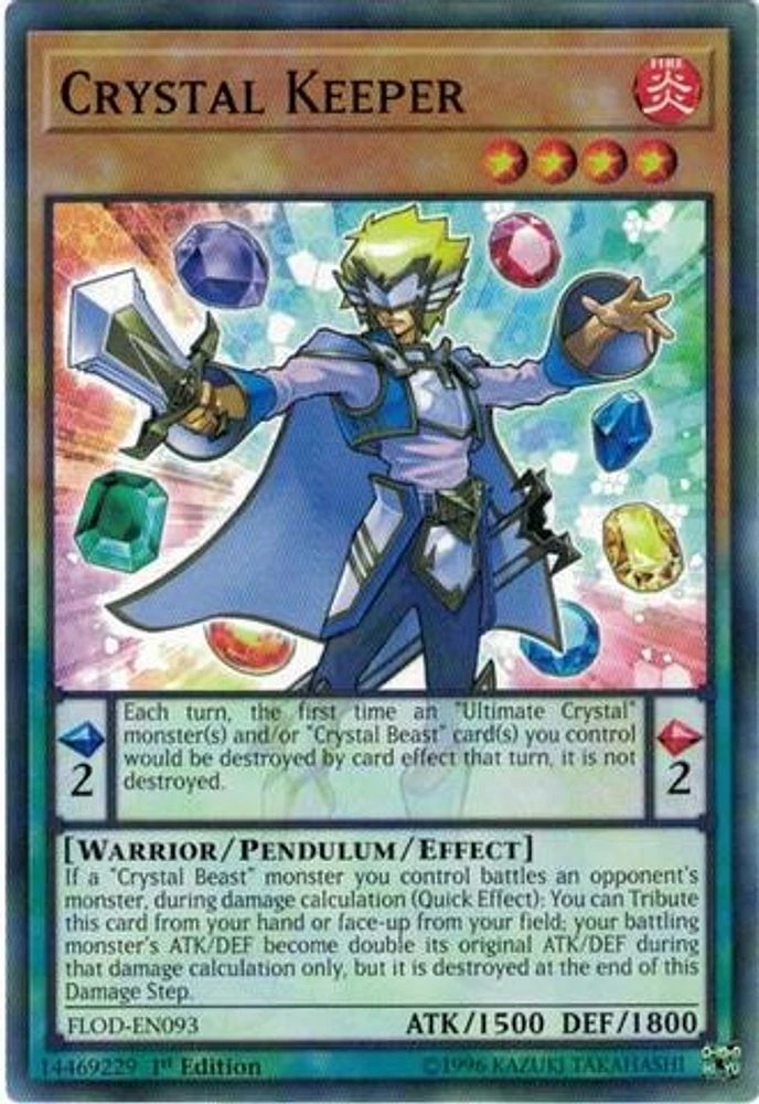 Crystal Keeper - FLOD-EN093 - Common - 1st Edition