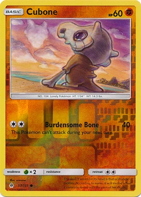 Cubone - 57/131 - Common - Reverse Holo