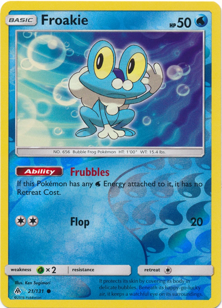 Froakie - 21/131 - Common - Reverse Holo