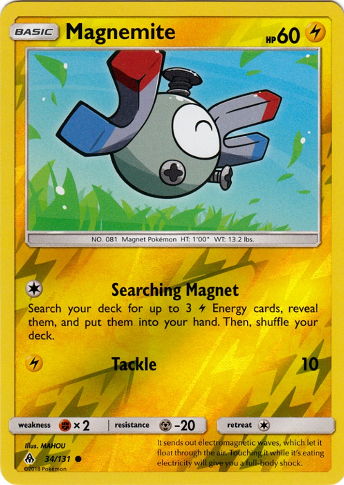 Magnemite - 34/131 Common Reverse Holo