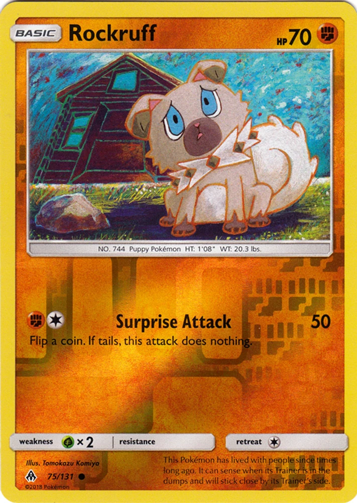 Rockruff - 75/131 Common Reverse Holo