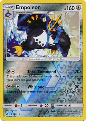 Empoleon - 81/131 - Holo Rare - Reverse Holo