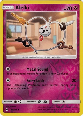 Klefki - 89/131 - Uncommon - Reverse Holo