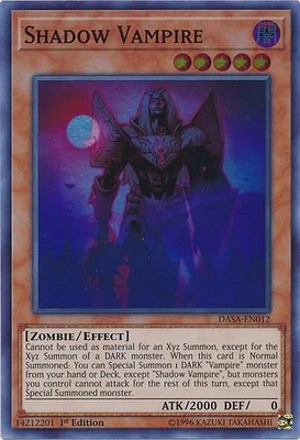 Shadow Vampire - DASA-EN012 - Super Rare - 1st Edition