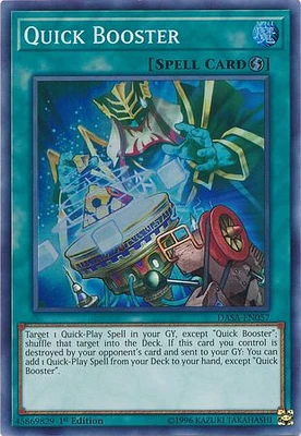 Quick Booster - DASA-EN057 - Super Rare - 1st Edition