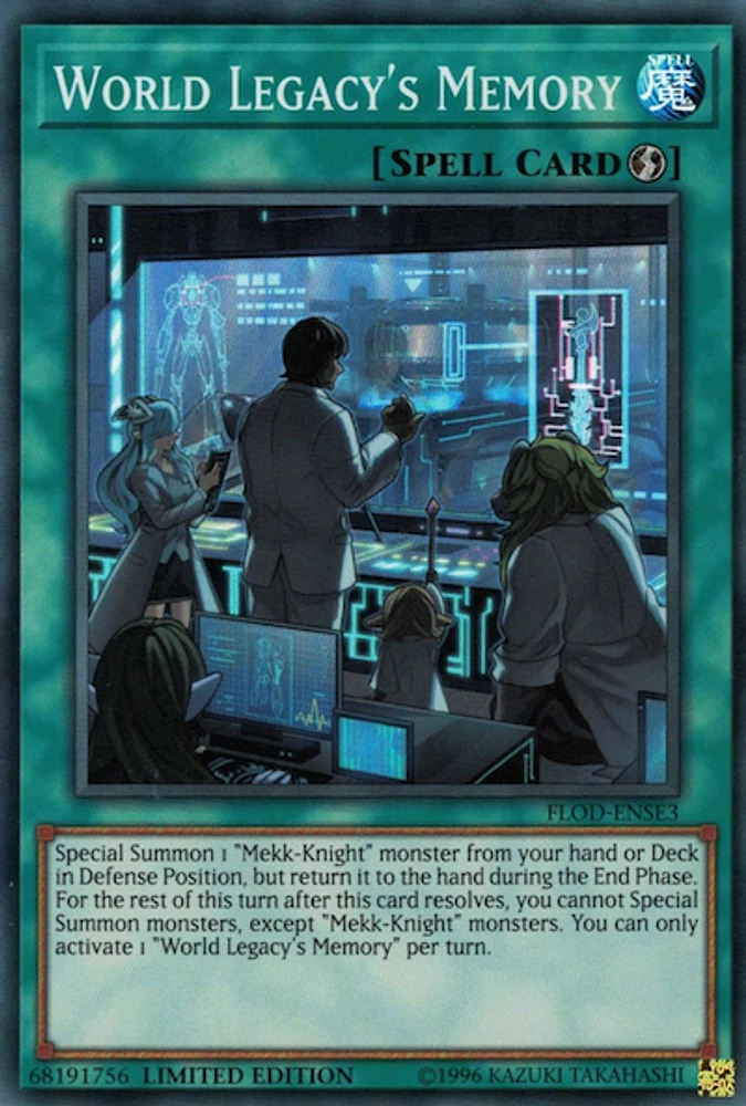 World Legacy's Memory - FLOD-ENSE3 - Super Rare - Limited Edition