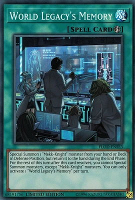 World Legacy's Memory - FLOD-ENSE3 - Super Rare - Limited Edition