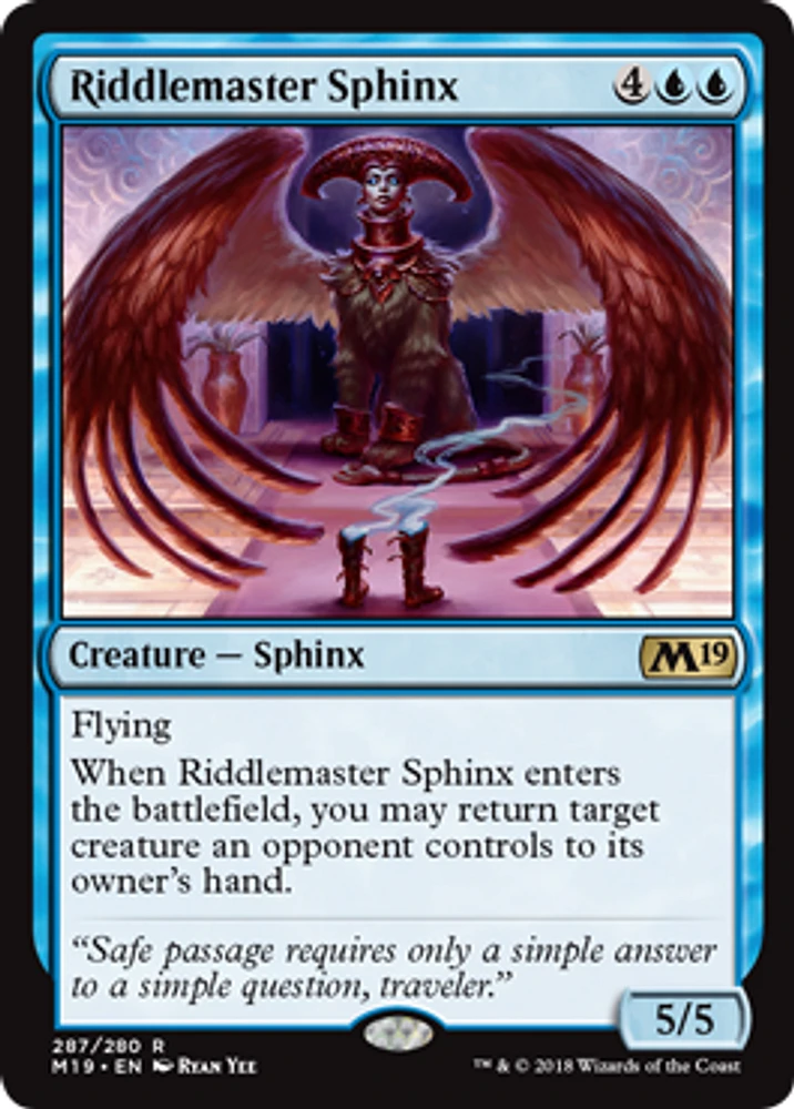 Riddlemaster Sphinx - Planeswalker Deck Exclusive