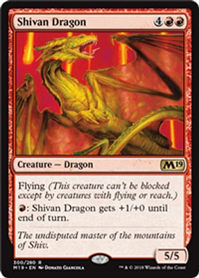 Shivan Dragon - Planeswalker Deck Exclusive