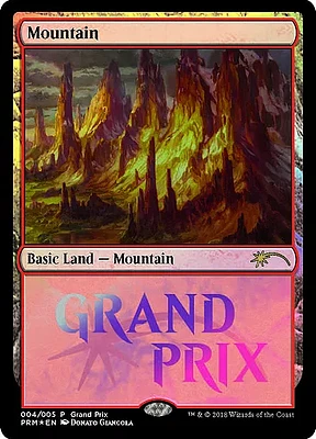 Mountain - Foil 2018 Grand Prix Promo