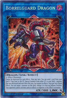 Borrelguard Dragon - BLRR-EN044 - Secret Rare - 1st Edition