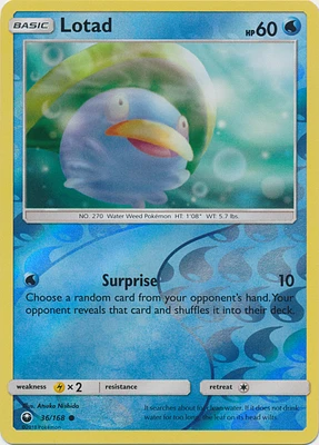 Lotad - 36/168 Common Reverse Holo