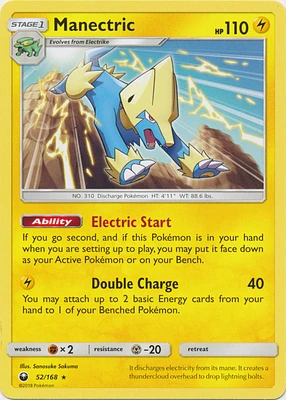 Manectric - 52/168 - Rare