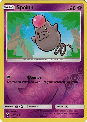 Spoink - 59/168 - Common - Reverse Holo