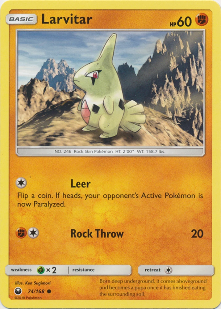 Larvitar - 74/168 - Common