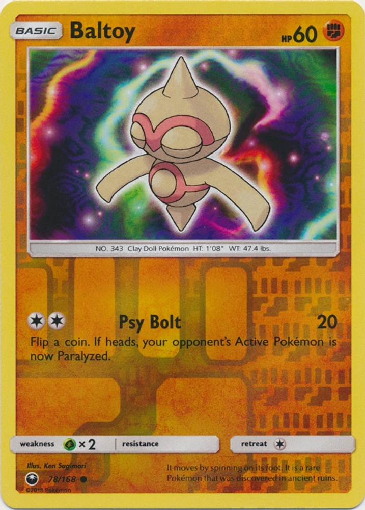 Baltoy - 78/168 - Common - Reverse Holo