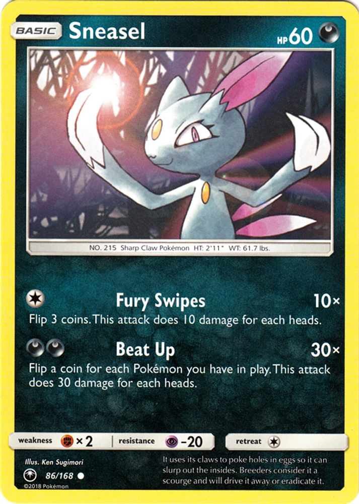 Sneasel - 86/168 - Common