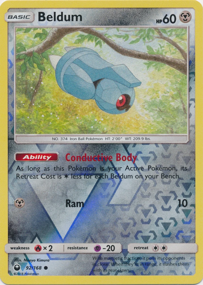 Beldum - 92/168 - Common - Reverse Holo