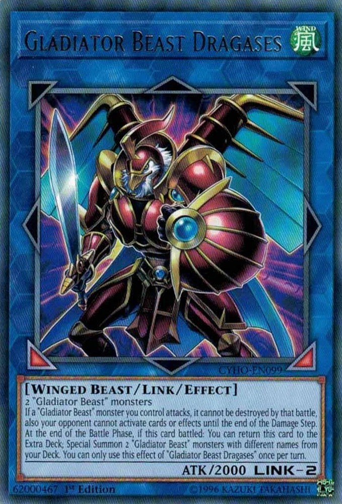 Gladiator Beast Dragases - CYHO-EN099 - Rare