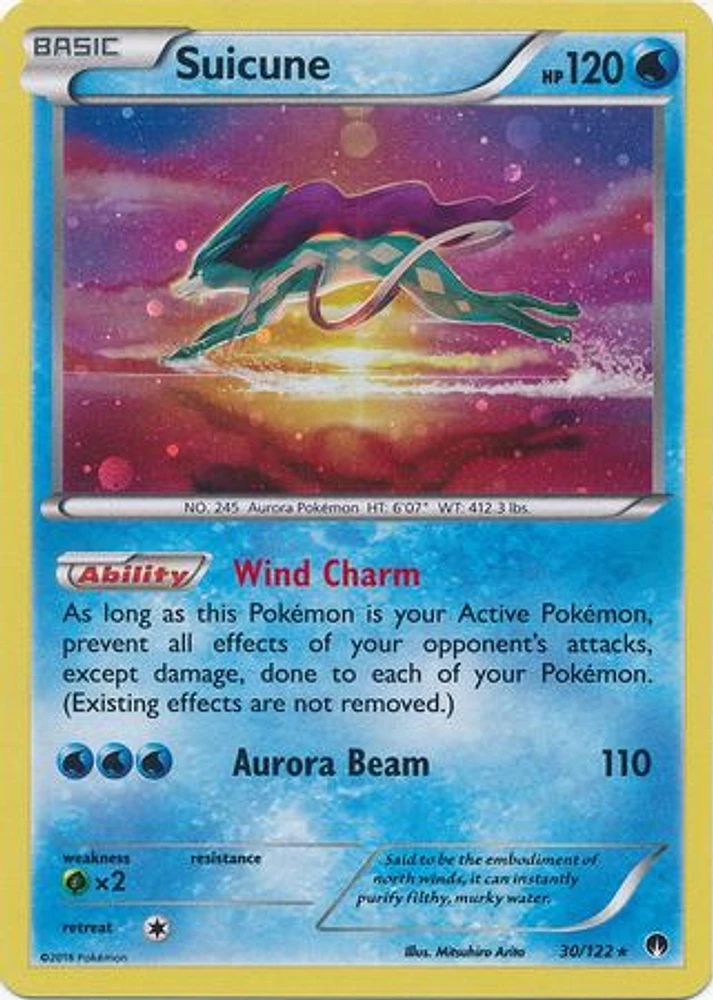 Suicune - 30/122 Cosmos Holo