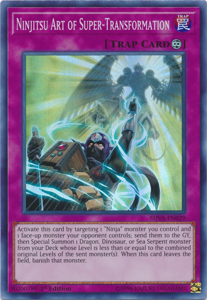 Ninjitsu Art of Super-Transformation - SHVA-EN029 - Super Rare - 1st Edition