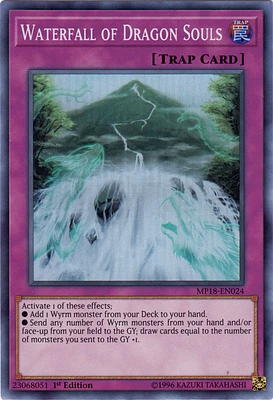 Waterfall of Dragon Souls - MP18-EN024 Super Rare 1st Edition