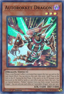 Autorokket Dragon - MP18-EN111 - Super Rare - 1st Edition