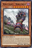 World Legacy - "World Armor" - MP18-EN117 - Rare - 1st Edition