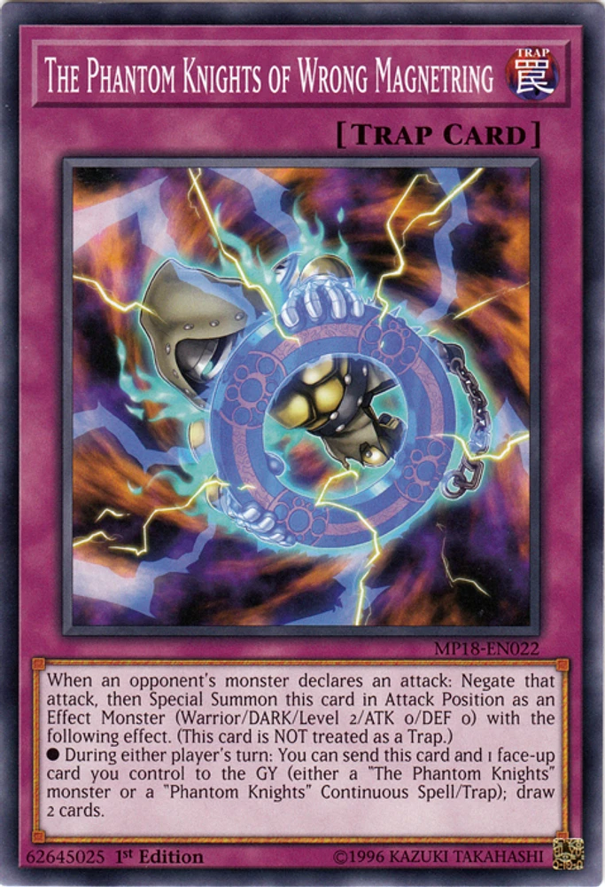 The Phantom Knights of Wrong Magnetring - MP18-EN022 - Common - 1st Edition