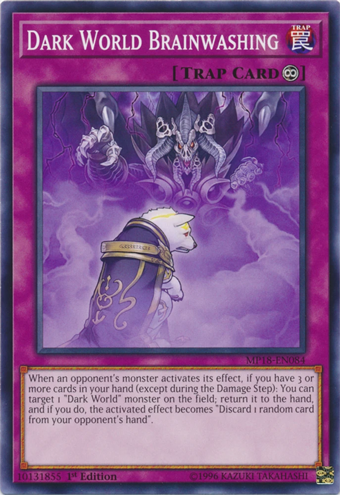 Dark World Brainwashing - MP18-EN084 - Common - 1st Edition