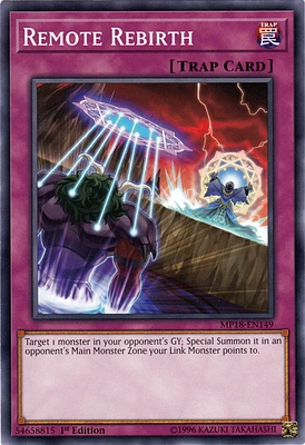 Remote Rebirth - MP18-EN149 - Common - 1st Edition