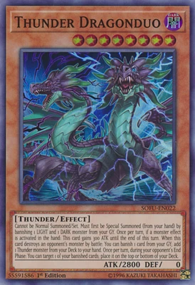 Thunder Dragonduo - SOFU-EN022 - Super Rare - 1st Edition