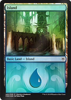 Island - Dimir (A01) - Foil Ravnica Weekend Promo