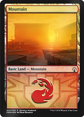 Mountain - Boros (A07) - Foil Ravnica Weekend Promo