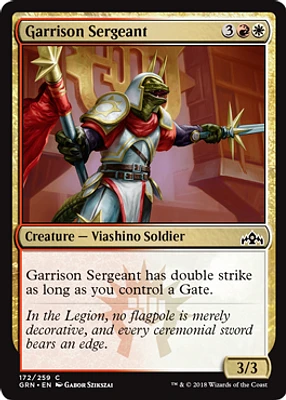 Garrison Sergeant - Foil