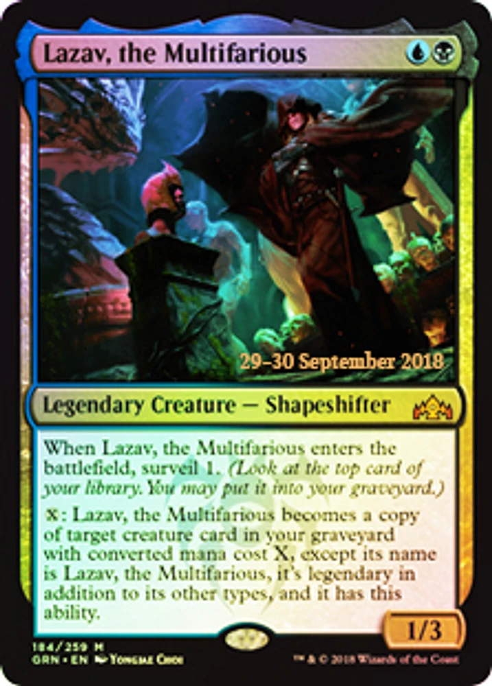 Lazav, the Multifarious - Foil - Prerelease Promo