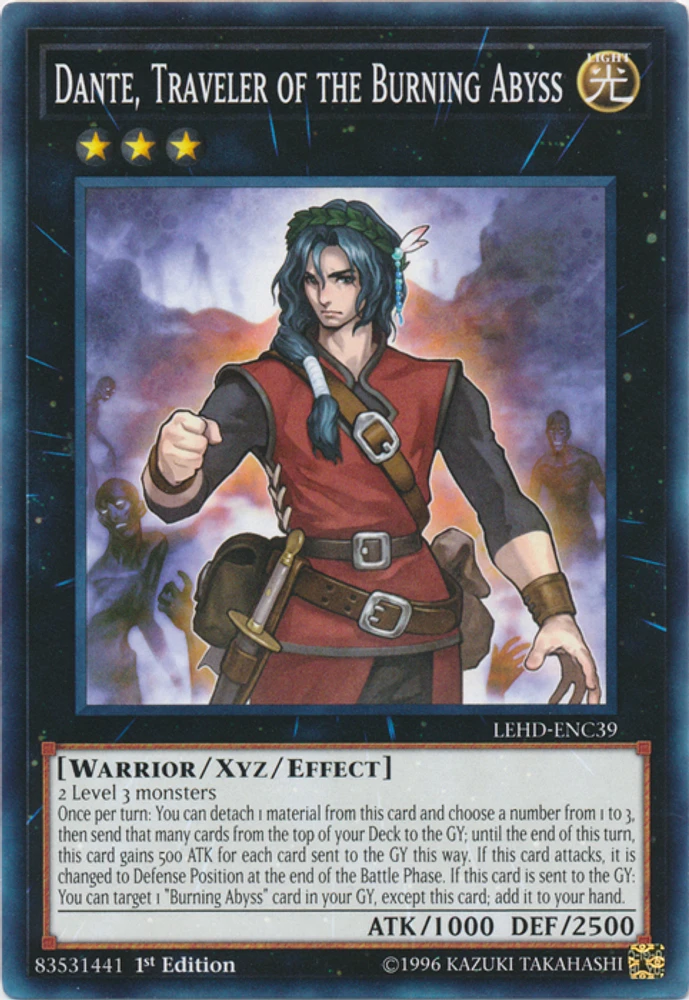 Dante, Traveler of the Burning Abyss - LEHD-ENC39 - Common - 1st Edition