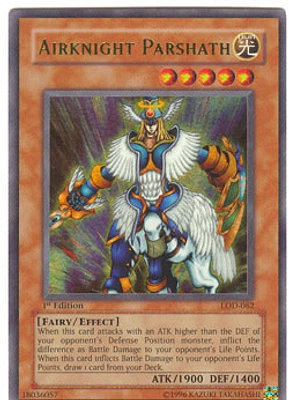 Airknight Parshath - LOD-062 - Ultra Rare - 1st Edition