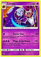 Lunala - 61/145 - Shattered Holo - Theme Deck Exclusives