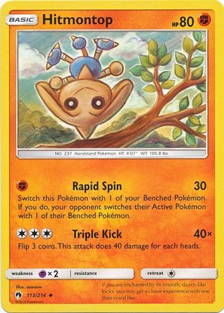 Hitmontop - 113/214 - Uncommon