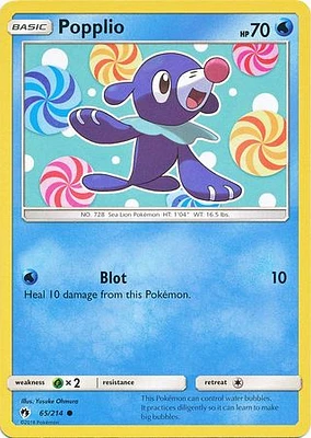 Popplio - 65/214 - Common