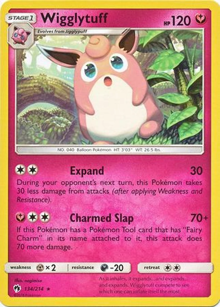 Wigglytuff - 134/214 - Rare