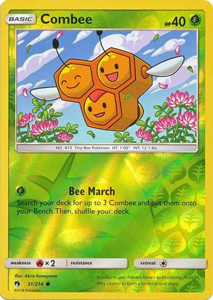 Combee - 31/214 - Common - Reverse Holo